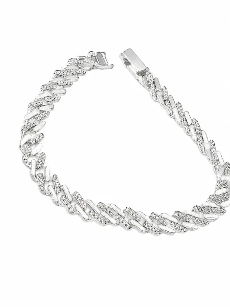Luxe Link Sparkle Men’s Bracelet