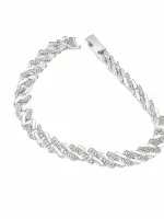 Luxe Link Sparkle Men’s Bracelet