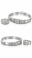 Luxe Pavé Link Bracelet & Ring Set