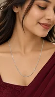 Silver Textured Luxe Chain