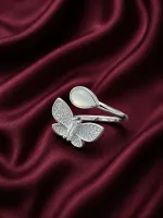 Pearl Butterfly Elegance Ring