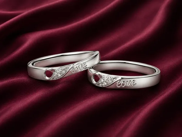 Infinity Love Couple Ring