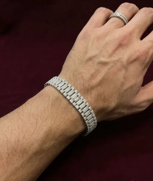 Luxe CZ Link Bracelet