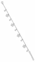 Crystal Butterfly Dangle Ankle