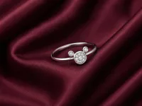 Luna Trio Solitaire Ring