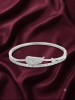 Celeste Leaf Grace Cuff Bracelet