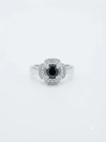 Noir Halo Ring