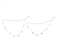 Celestial Moon & Star Anklet