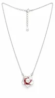 Silver Pearl Bloom pandent chain