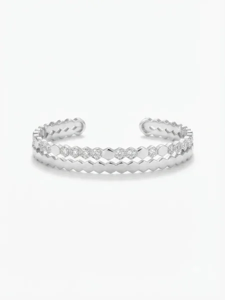 Celeste Hexa Noir Cuff