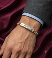 Royal Dual-Tone ID Bracelet