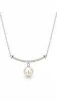 Silver Pearl Pendant chain
