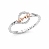 Rosé Bow Halo Ring