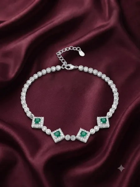 Celeste Emerald Royale Bracelet