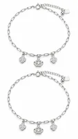 Royal Crown Charm Anklet