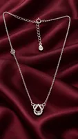 Silver Elegant Heart pandent chain