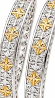 Silver Starburst Luxe Bangle