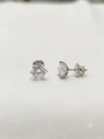 Classic Solitaire Diamond Stud Earrings