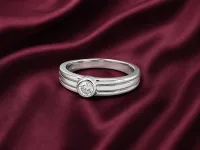 Lunara Twinline Ring