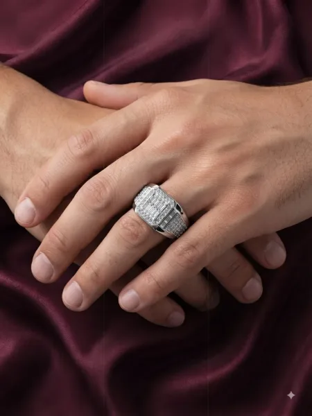 Regal Geometric Luxe Ring
