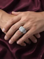 Regal Geometric Luxe Ring
