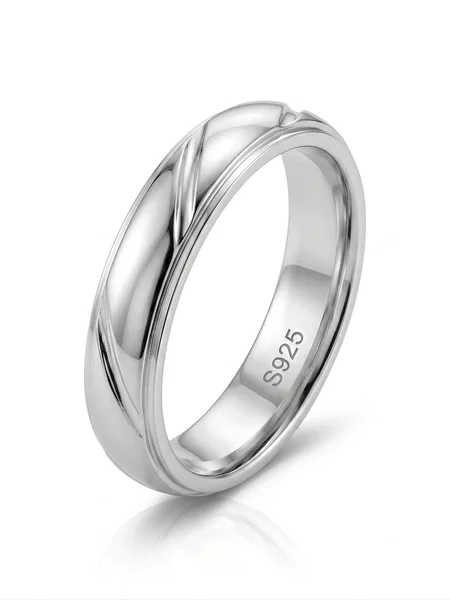 Silver Carved Ring