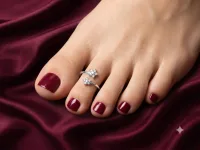 Stellique Twin Star Toe Ring