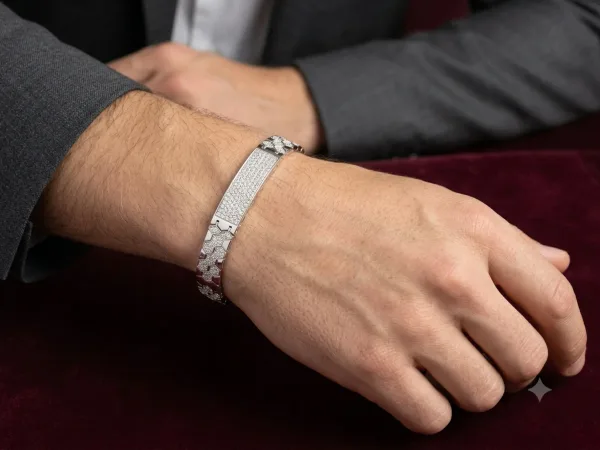 Honeycomb Luxe Silver Bracelet