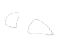 double-layered chain anklet