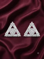 Aurelia Triangle Stud Earrings
