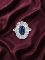 Sapphire Baguette Glamour Ring