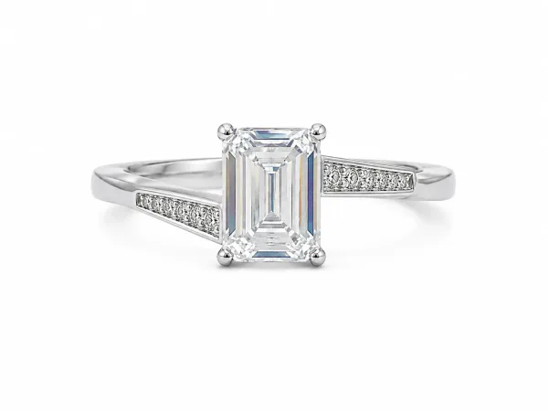 Classic Emerald-Cut Solitaire Ring