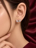 Silver Angel Wing Earring