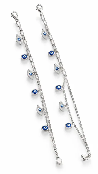 Celestial Evil Eye Charm Anklet
