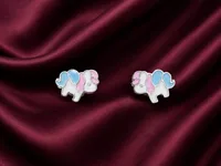 Pastel Unicorn Baby Stud Earrings