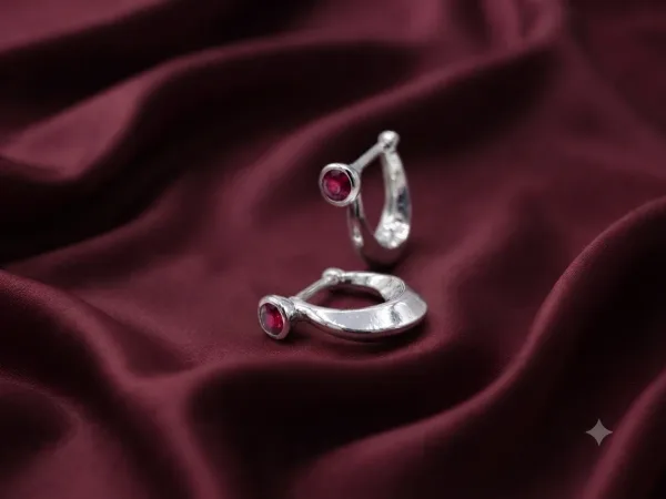* Ruby Charm Hoops
