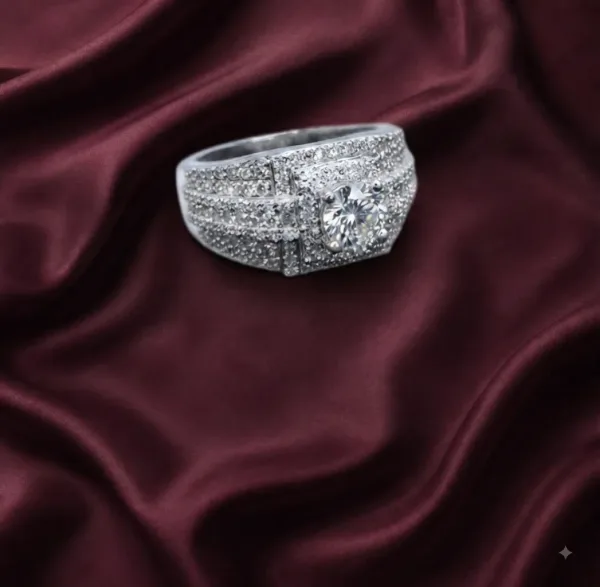 Regal Radiance Statement Ring