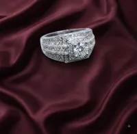 Regal Radiance Statement Ring