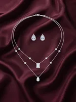 Elegant Double-Layer Teardrop Set