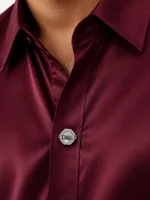 Silver Pearl Designer Button