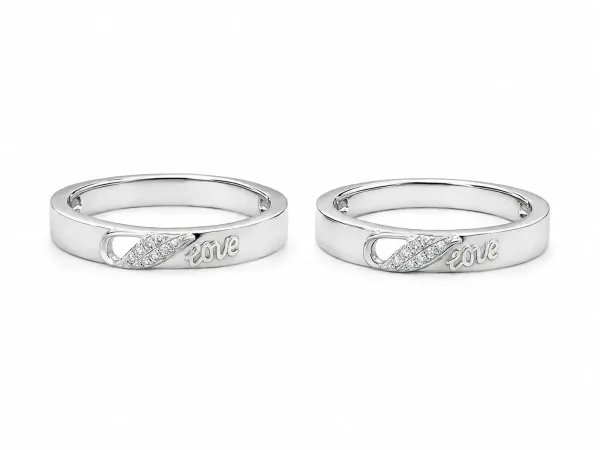 Infinity Love Couple Ring