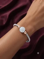 Celeste Pavé Orb Bangle