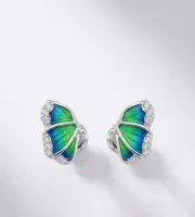 Enchanted Butterfly Wing Stud Earring