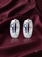 Celestial Sapphire Hoop