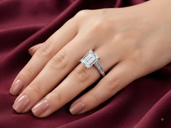 Classic Emerald-Cut Solitaire Ring