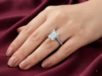 Classic Emerald-Cut Solitaire Ring