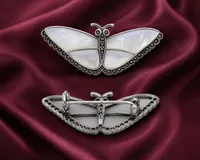 Moonlit Butterfly Brooch