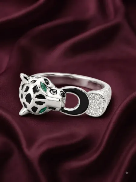 Prowling Panther Ring