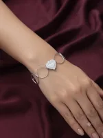 Celeste Eternal Heart Bracelet and ring