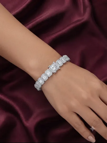 Celeste Emerald Tennis Bracelet
